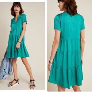Anthropologie Maeve Tania Sacha Tiered Tunic Women’s Dress NWT - Size Medium